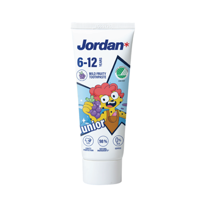 JORDAN, dantų pasta vaikams, 6-12 metų, 50 ml paveikslėlis