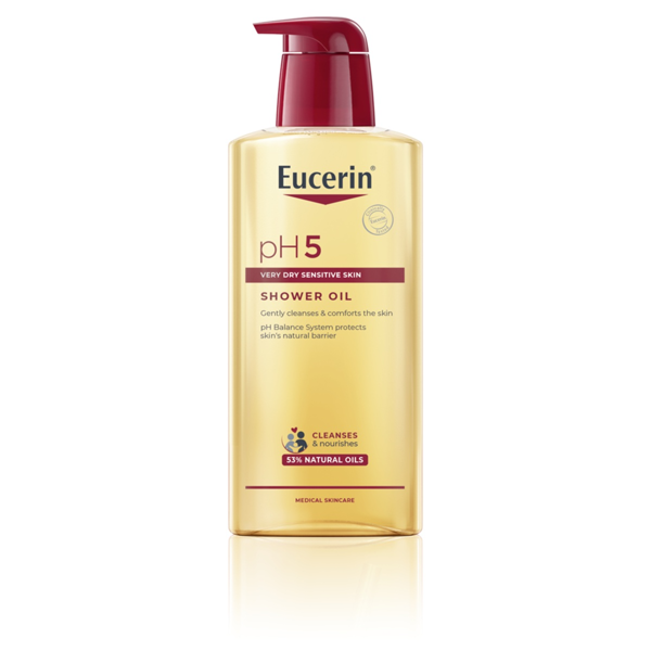 EUCERIN PH5, prausiamasis aliejus jautriai odai, 400 ml paveikslėlis EUCERIN PH5, prausiamasis aliejus jautriai odai, 400 ml paveikslėlis