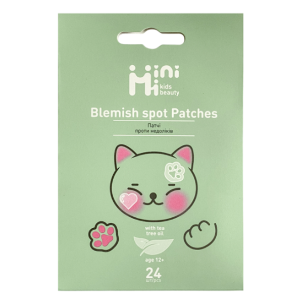 MiniMi Kids Beauty veido pleistrai nuo spuogų ir aknės 24vnt