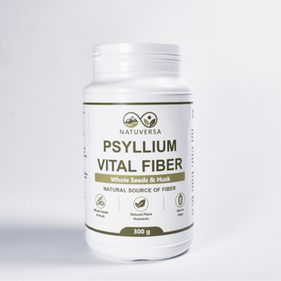 PSYLLIUM VITAL FIBER, 300 g., milteliai paveikslėlis