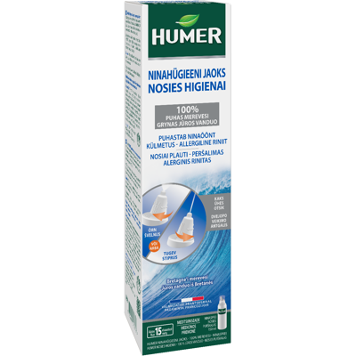 HUMER, jūros vanduo suaugusiems, purškalas, 150 ml  paveikslėlis