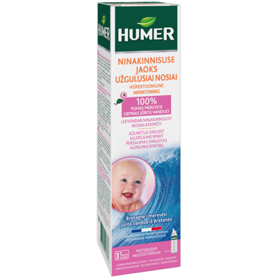 HUMER, užsikimšusiai nosiai kūdikiams ir vaikams nuo 3 mėn., 50 ml paveikslėlis