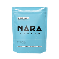 NARA Health Original, braškių skonio maisto papildas su saldikliu, milteliai, 1500 g paveikslėlis