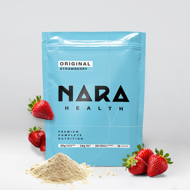 NARA Health Original, braškių skonio maisto papildas su saldikliu, milteliai, 1500 g paveikslėlis