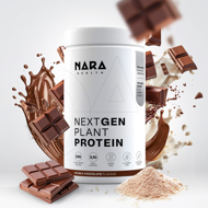 NARA Health NextGen, šokolado skonio maisto papildas su augaliniais baltymais ir saldikliu, milteliai, 600 g paveikslėlis NARA Health NextGen, šokolado skonio maisto papildas su augaliniais baltymais ir saldikliu, milteliai, 600 g paveikslėlis