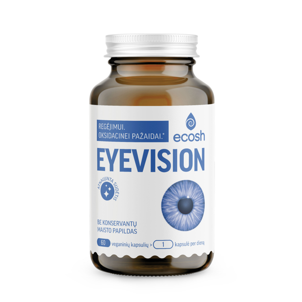 ECOSH EYEVISION, 60 kapsulių paveikslėlis ECOSH EYEVISION, 60 kapsulių paveikslėlis