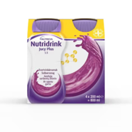 NUTRIDRINK JUCY PLUS, juodųjų serbentų skonio, 200ml, 4 vnt. paveikslėlis NUTRIDRINK JUCY PLUS, juodųjų serbentų skonio, 200ml, 4 vnt. paveikslėlis