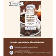 DRESDNER ESSENZ Putojanti vonios druska „Ištirpti šokolade“ 60 g DRESDNER ESSENZ Putojanti vonios druska „Ištirpti šokolade“ 60 g