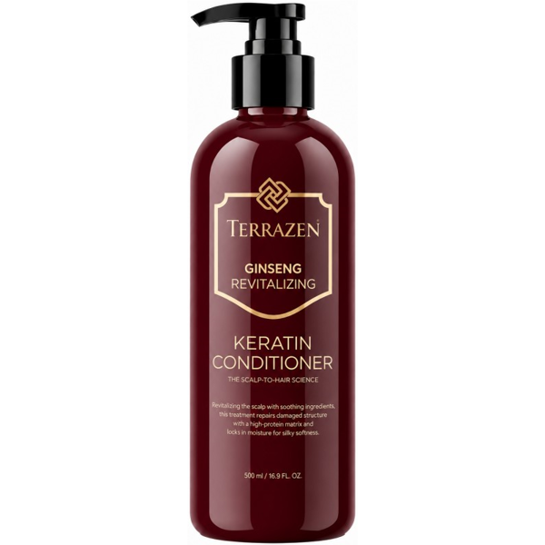 Terrazen Kondicionierius plaukams Ginseng Revitalizing Keratin Conditioner TER86868, 500 ml Terrazen Kondicionierius plaukams Ginseng Revitalizing Keratin Conditioner TER86868, 500 ml