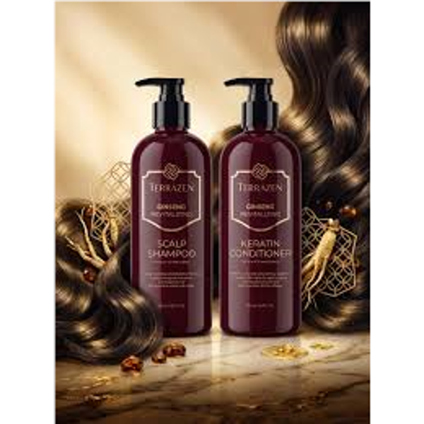 Terrazen Kondicionierius plaukams Ginseng Revitalizing Keratin Conditioner TER86868, 500 ml Terrazen Kondicionierius plaukams Ginseng Revitalizing Keratin Conditioner TER86868, 500 ml