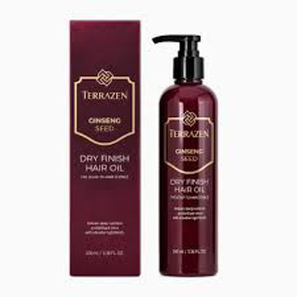 Terrazen Aliejus plaukams Ginseng Seed Dry Finish Hair Oil TER86870, 100 ml Terrazen Aliejus plaukams Ginseng Seed Dry Finish Hair Oil TER86870, 100 ml