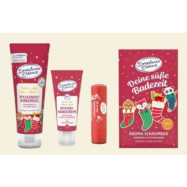 DRESDNER ESSENZ dovanų rinkinys "Laikas pasilepinti" (rinkinyje 4 produktai) DRESDNER ESSENZ dovanų rinkinys "Laikas pasilepinti" (rinkinyje 4 produktai)