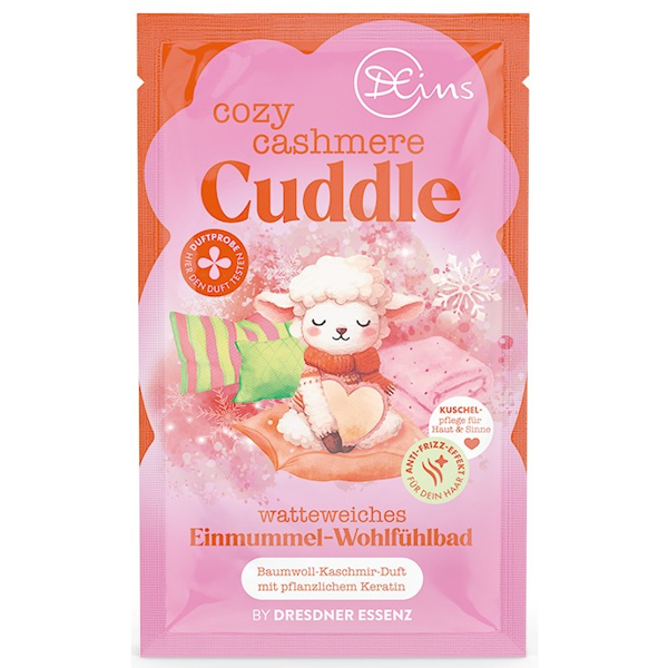 DEins Putojanti vonios druska „cozy cashmere Cuddle“ 60 g DEins Putojanti vonios druska „cozy cashmere Cuddle“ 60 g