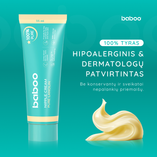 BABOO, lanolino spenelių kremas, 35 ml paveikslėlis