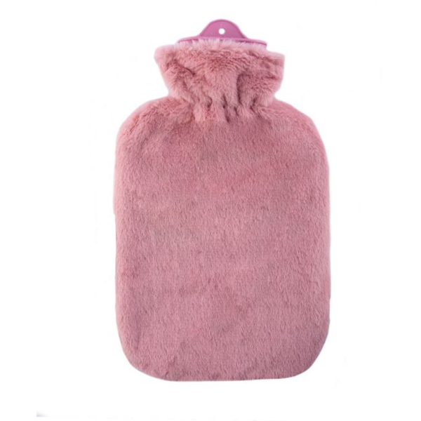 Sänger guminė šildyklė su pliušiniu užvalkalu, rožinė, 2 l. Sänger guminė šildyklė su pliušiniu užvalkalu, rožinė, 2 l.