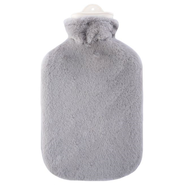 Sänger guminė šildyklė su pliušiniu užvalkalu, pilka, 2 l. Sänger guminė šildyklė su pliušiniu užvalkalu, pilka, 2 l.