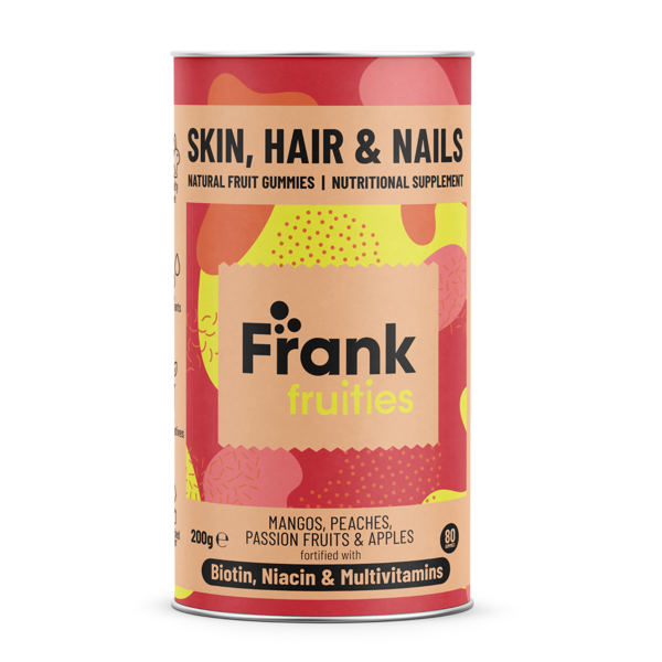 Frank Fruities SKIN HAIR NAILS, 80 guminukų.
