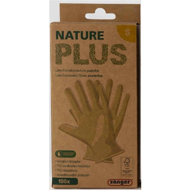 Sänger Nature Plus vienkartinės lateksinės pirštinės, S dydžio, 100 vienetų Sänger Nature Plus vienkartinės lateksinės pirštinės, S dydžio, 100 vienetų