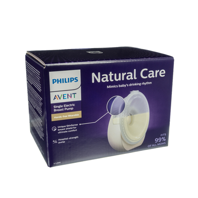 PHILIPS AVENT, pientraukis, elektrinis, laisvų rankų "Natural Care", SCF494/11, 1 vnt. paveikslėlis