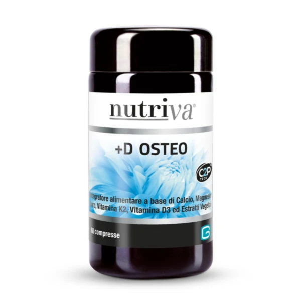 Nutriva +D OSTEO, 950mg, 60 tablečių Nutriva +D OSTEO, 950mg, 60 tablečių
