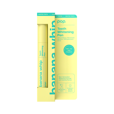 SMILEPEN POP BANANA WHIP, dantų balinimo pieštukas, švelnaus bananų skonio, 4 ml paveikslėlis