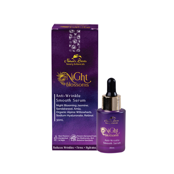 Nature's Secrets skaistinamasis paakių serumas „Night Blossoms“, 30 ml Nature's Secrets skaistinamasis paakių serumas „Night Blossoms“, 30 ml