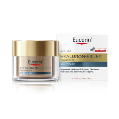EUCERIN HYALURON-FILLER + ELASTICITY, naktinis kremas, 50 ml paveikslėlis