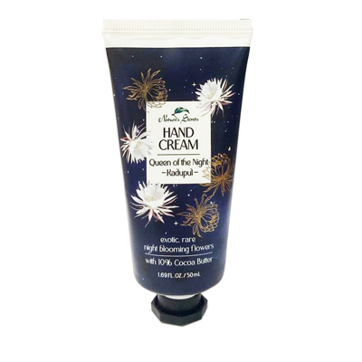 Nature's Secrets maitinamasis rankų kremas „Queen of the Night“su kadapul gėlės žiedais, 50 ml