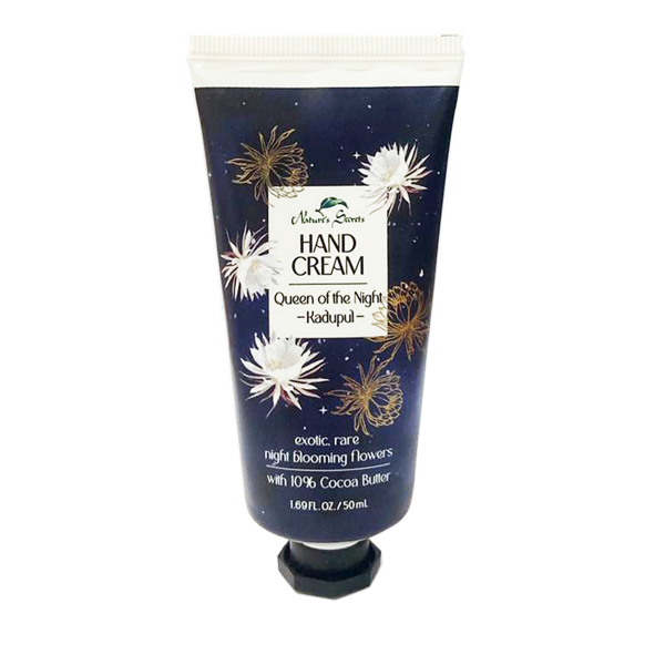 Nature's Secrets maitinamasis rankų kremas „Queen of the Night“su kadapul gėlės žiedais, 50 ml
