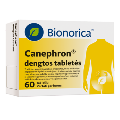 CANEPHRON, dengtos tabletės, N60 paveikslėlis