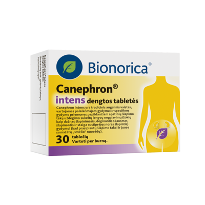 CANEPHRON INTENS, dengtos tabletės, N30 paveikslėlis