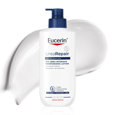 EUCERIN UREA REPAIR, 10% Urea intensyvus drėkinamasis losjonas, 400 ml paveikslėlis