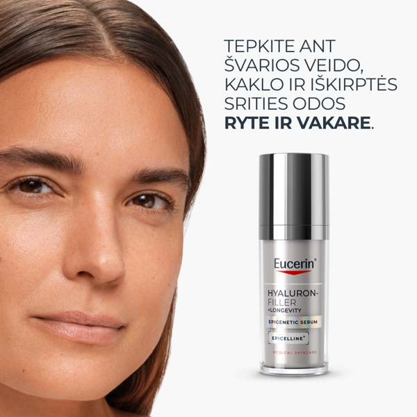 EUCERIN HYALURON-FILLER EPIGENETIC serumas su Epicelline, 30ml paveikslėlis