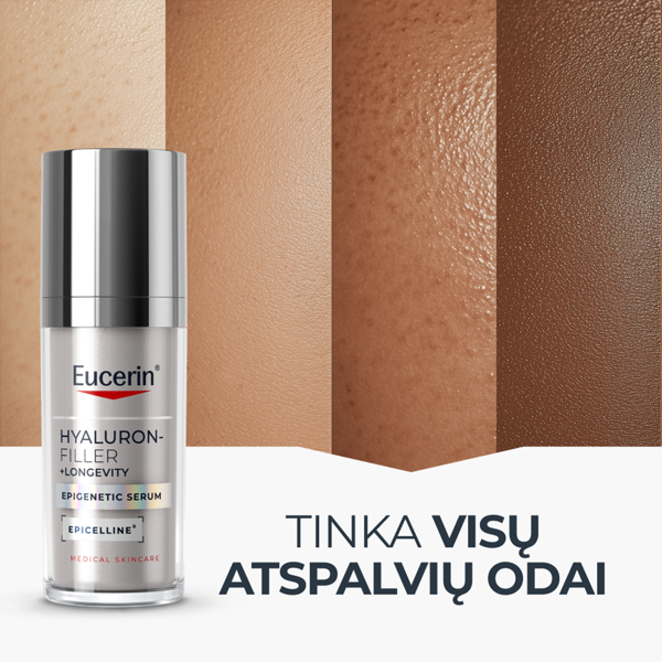 EUCERIN HYALURON-FILLER EPIGENETIC serumas su Epicelline, 30ml paveikslėlis