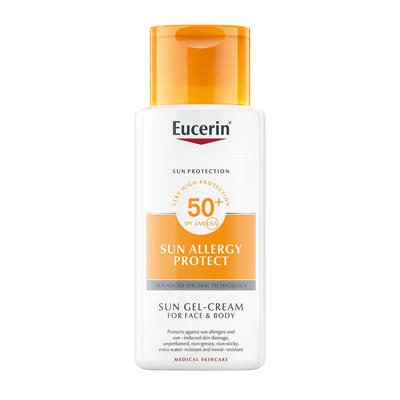 EUCERIN veido ir kūno kremas-gelis SUN ALLERGY PROTECT, SPF50+, 200 ml