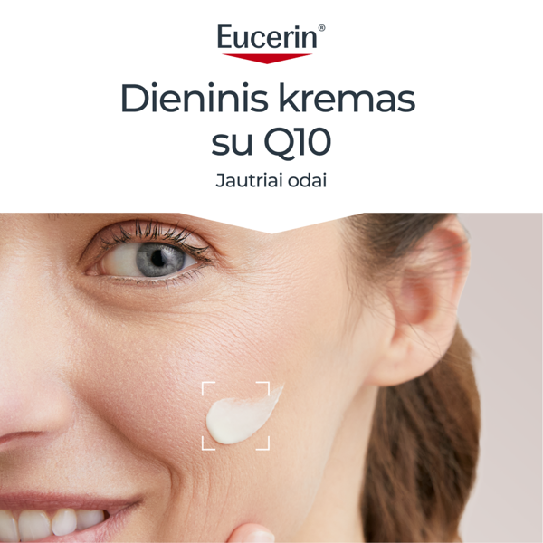EUCERIN Q10 ACTIVE, dieninis veido kremas, 50 ml paveikslėlis