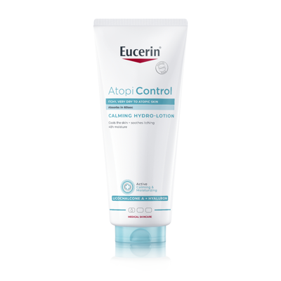 EUCERIN ATOPICONTROL, raminamasis drėkinamasis kūno ir veido losjonas, 400ml paveikslėlis