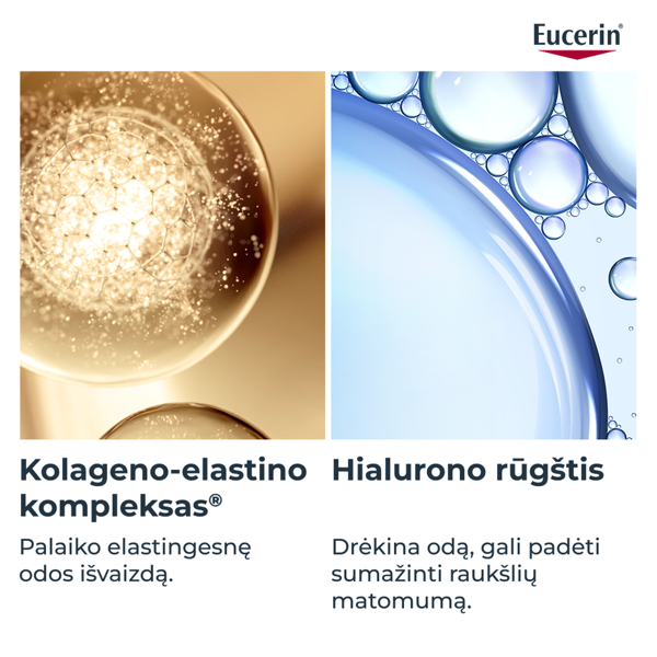 EUCERIN HYALURON - FILLER + ELASTICITY, akių srities kremas, SPF20, 15 ml paveikslėlis EUCERIN HYALURON - FILLER + ELASTICITY, akių srities kremas, SPF20, 15 ml paveikslėlis