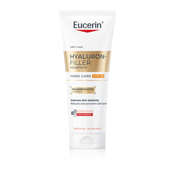 EUCERIN HYALURON-FILLER + ELASTICITY, rankų kremas su SPF30 paveikslėlis EUCERIN HYALURON-FILLER + ELASTICITY, rankų kremas su SPF30 paveikslėlis