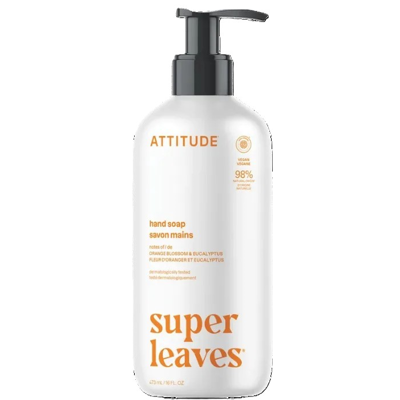 ATTITUDE, Skystas rankų muilas „Orange Blossom & Eucalyptus“, 473 ml