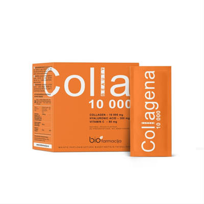 COLLAGENA BEAUTY, 10000 mg, milteliai, 20 paketėlių paveikslėlis