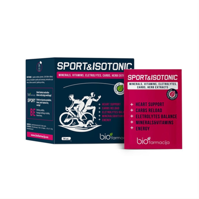 SPORT&ISOTONIC, milteliai, 14 paketėlių paveikslėlis