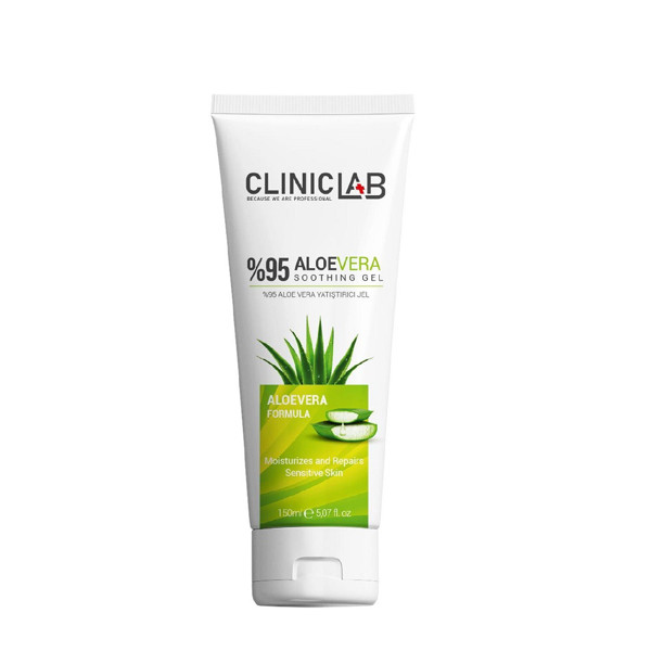Cliniclab Aloevera %95 Soothing Gel - raminantis alavijų gelis (95 %), 150 ml Cliniclab Aloevera %95 Soothing Gel - raminantis alavijų gelis (95 %), 150 ml