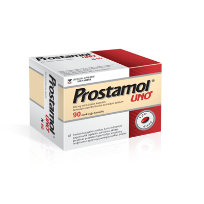 PROSTAMOL UNO, 320mg, minkštosios kapsulės, N90 paveikslėlis