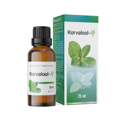 KORVALOOL-M, tirpalas, 25 ml. paveikslėlis