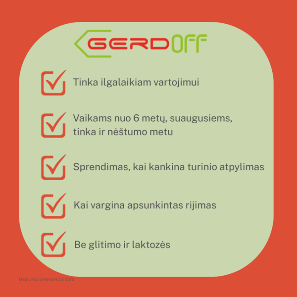 GERDOFF PROTECTION, sirupas, 20 vnt. paveikslėlis GERDOFF PROTECTION, sirupas, 20 vnt. paveikslėlis