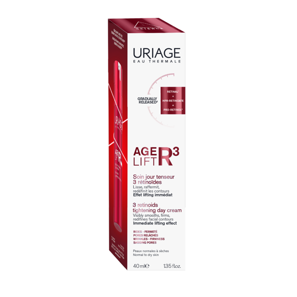 URIAGE AGE LIFT R3, dieninis veido kremas su 3 retinoidais, 40ml paveikslėlis