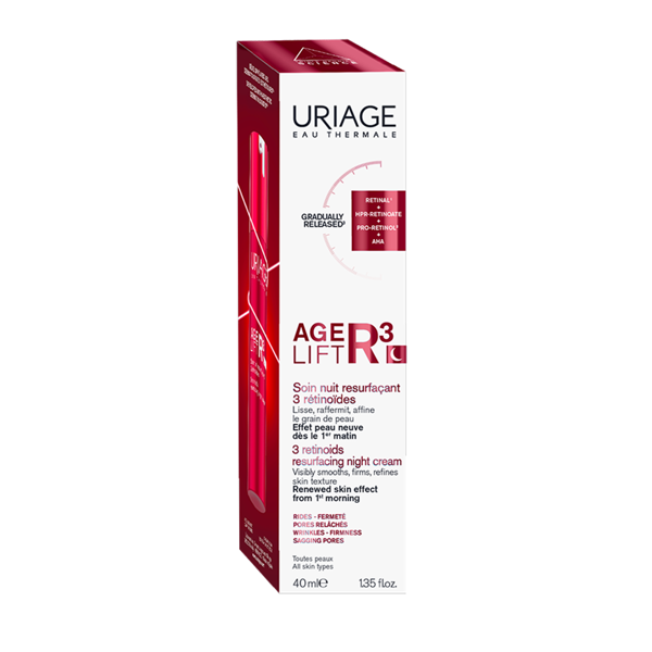 URIAGE AGE LIFT R3, naktinis veido kremas su 3 retinoidais, 40ml paveikslėlis