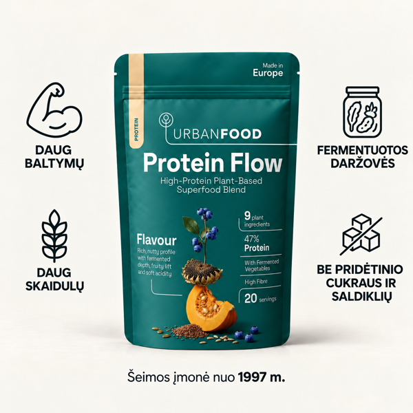 Protein Flow - Urbanfood - baltymai Protein Flow - Urbanfood - baltymai