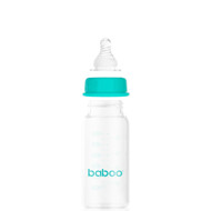 Baboo stiklinis buteliukas, siauro kaklelio, 120 ml, 0+ mėn Baboo stiklinis buteliukas, siauro kaklelio, 120 ml, 0+ mėn